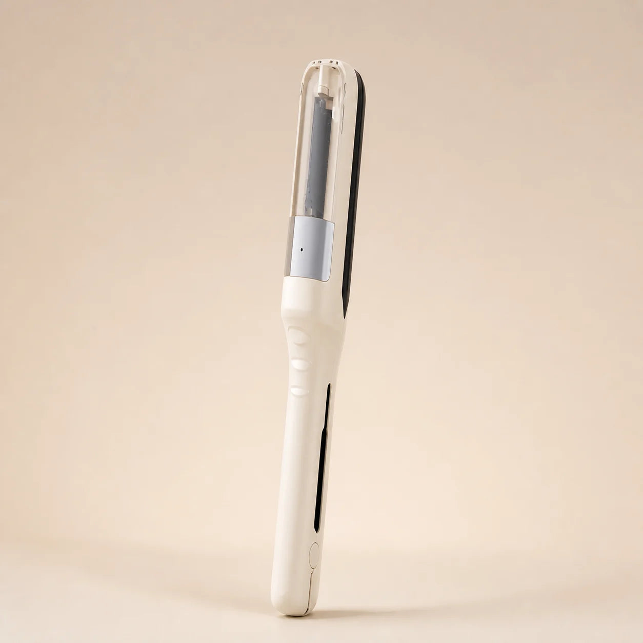 The Ends Method beige precision hair-ends trimmer on an ivory studio background